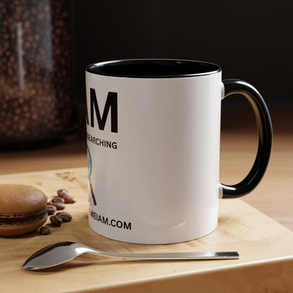 I AM Divorced & Searching Inspirational Accent Coffee Mug - 11/15oz