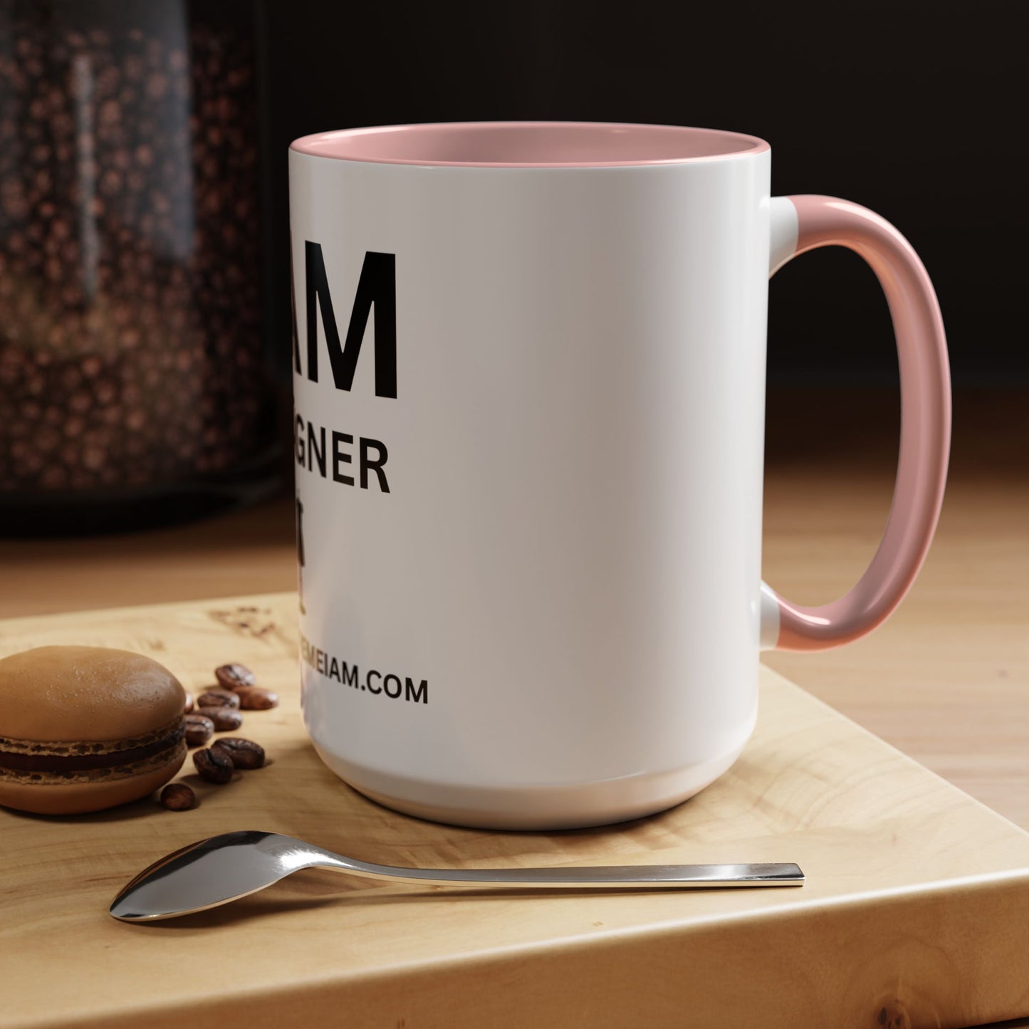 I AM Designer Inspirational Accent Coffee Mug - 11/15oz