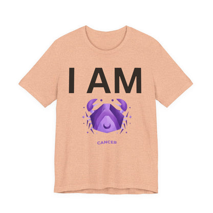 I AM Cancer Unisex Short Sleeve Tee