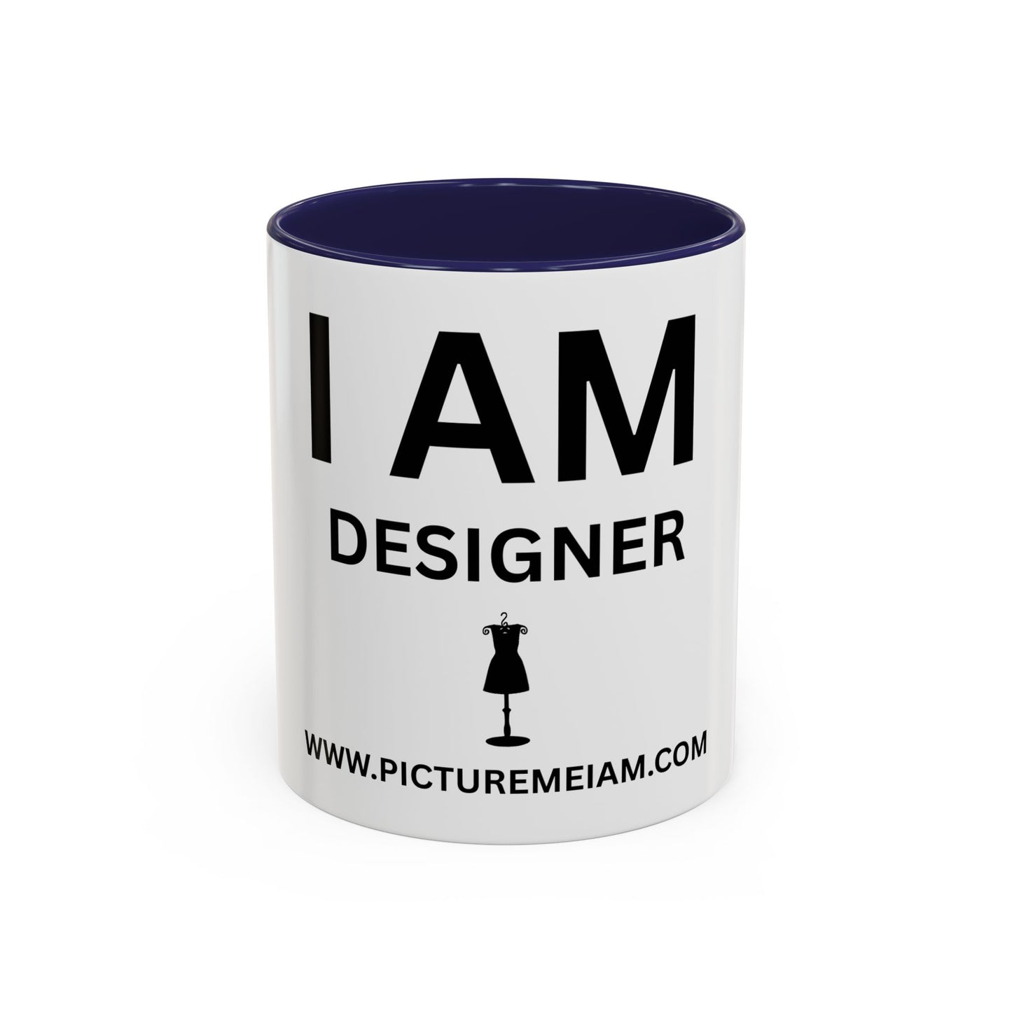 I AM Designer Inspirational Accent Coffee Mug - 11/15oz