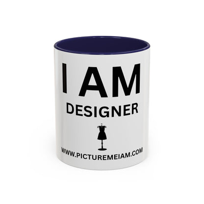I AM Designer Inspirational Accent Coffee Mug - 11/15oz