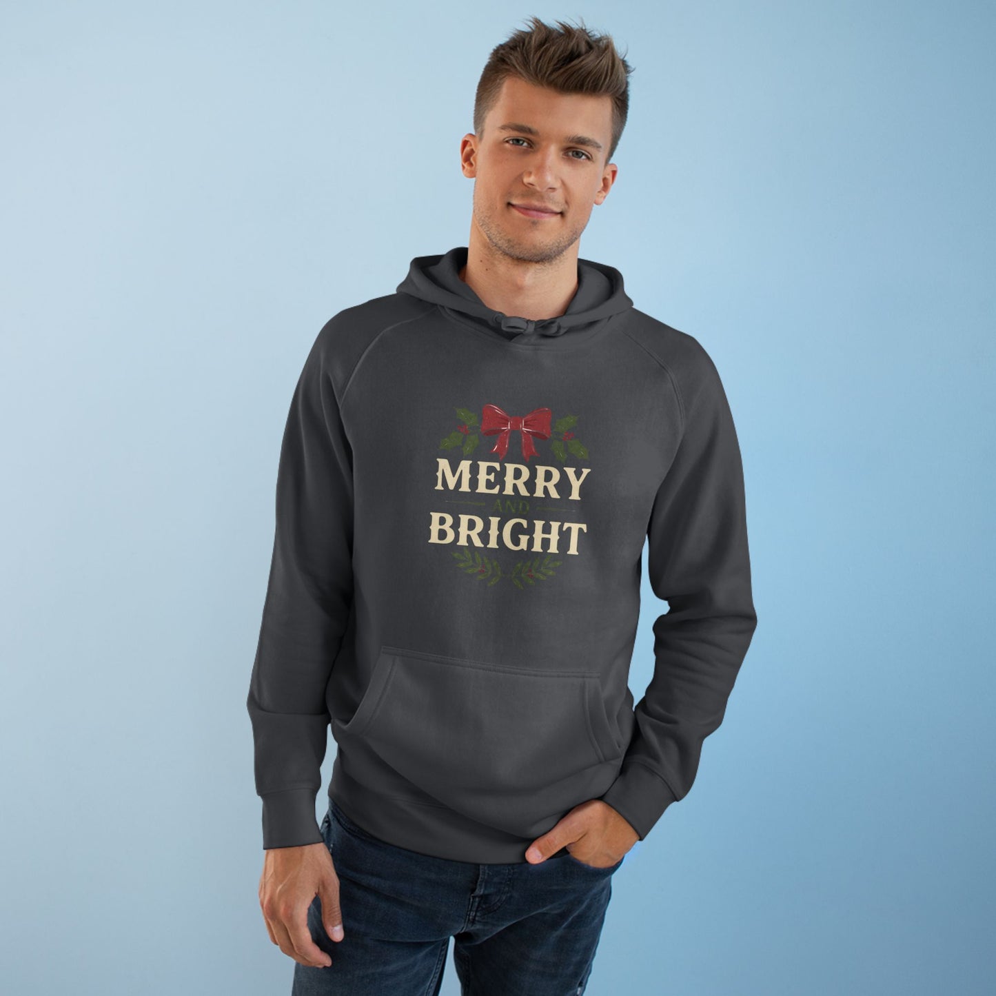 Merry and Bright Holiday Hoodie