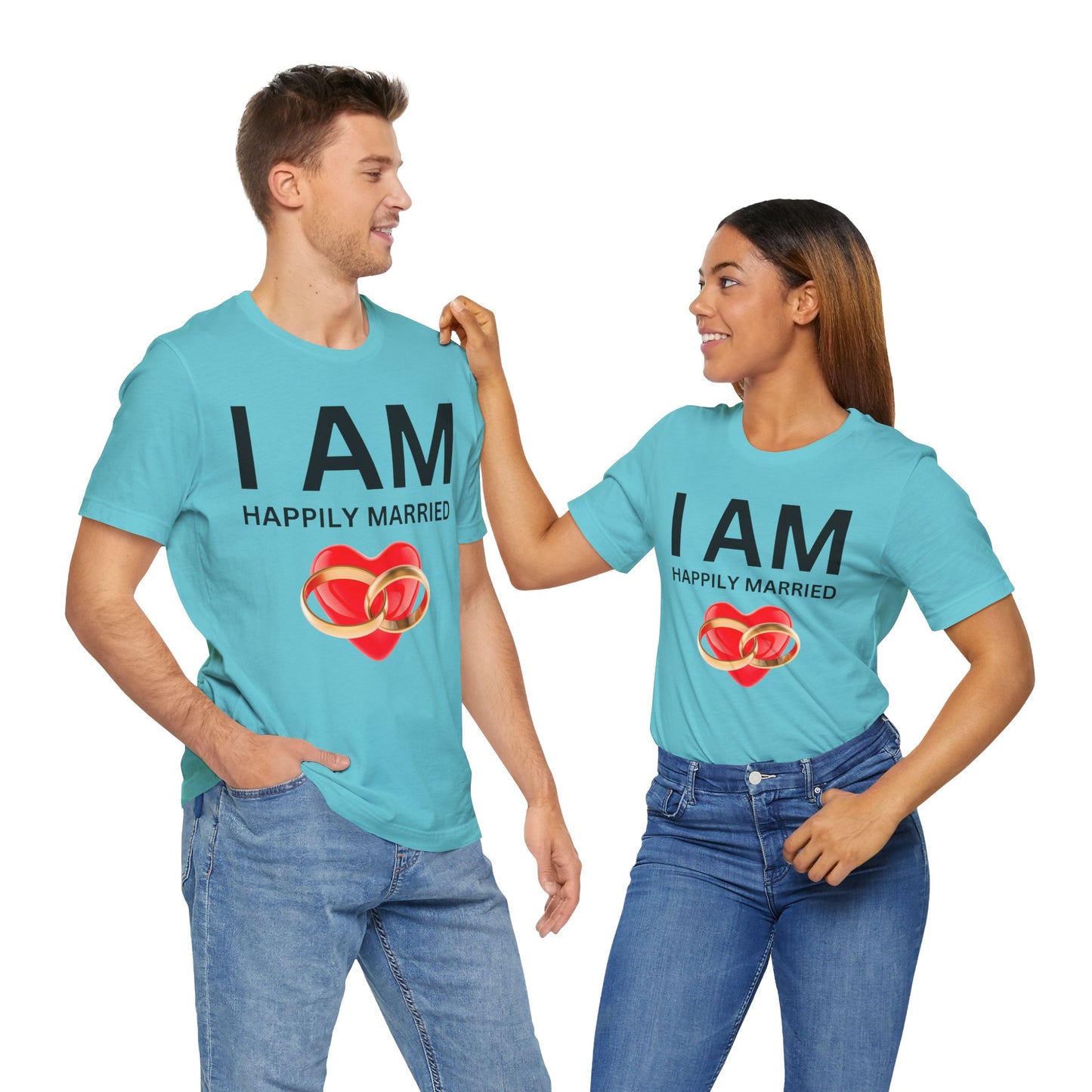 I AM Happily Unisex Short Sleeve Tee