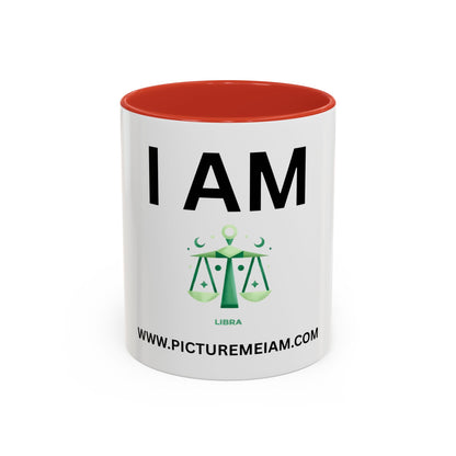I AM Libra Inspirational Accent Coffee Mug - 11/15oz