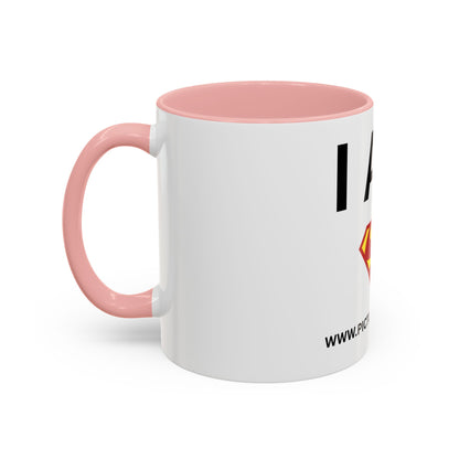 I AM Suprman Inspirational Accent Coffee Mug - 11/15oz