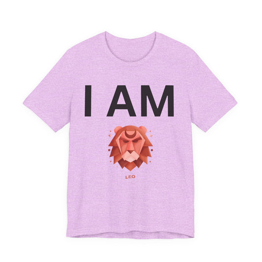 I AM Leo Unisex Short Sleeve Tee
