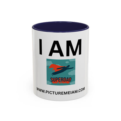 I AM Duper Dad Inspirational Accent Coffee Mug - 11/15oz