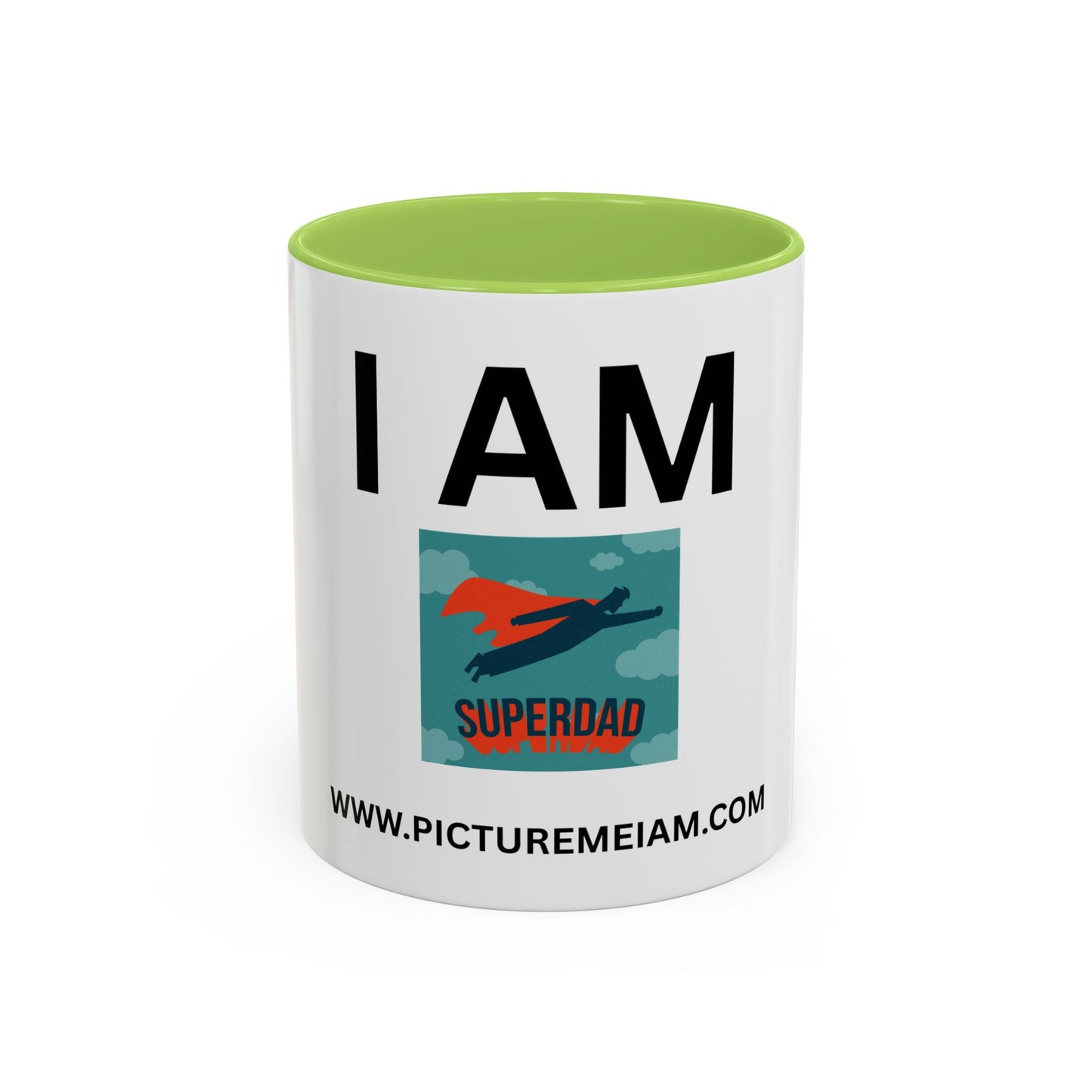 I AM Duper Dad Inspirational Accent Coffee Mug - 11/15oz