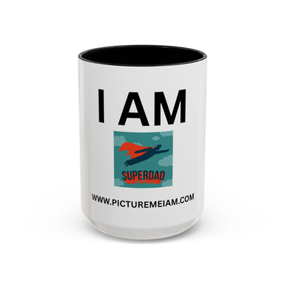I AM Duper Dad Inspirational Accent Coffee Mug - 11/15oz