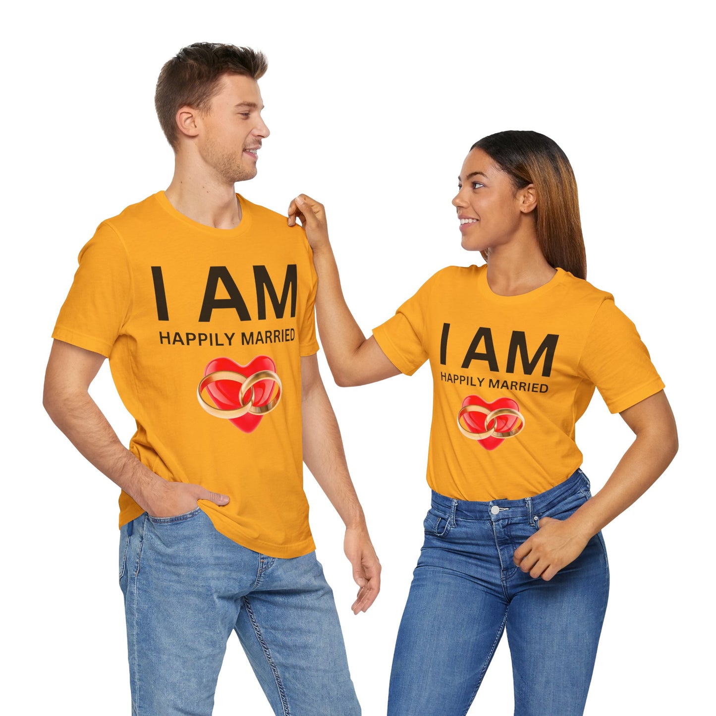 I AM Happily Unisex Short Sleeve Tee