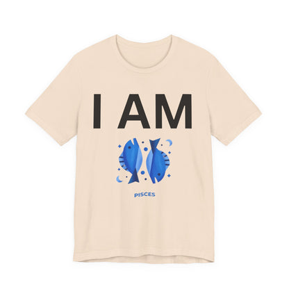 I AM Pisces Unisex Short Sleeve Tee
