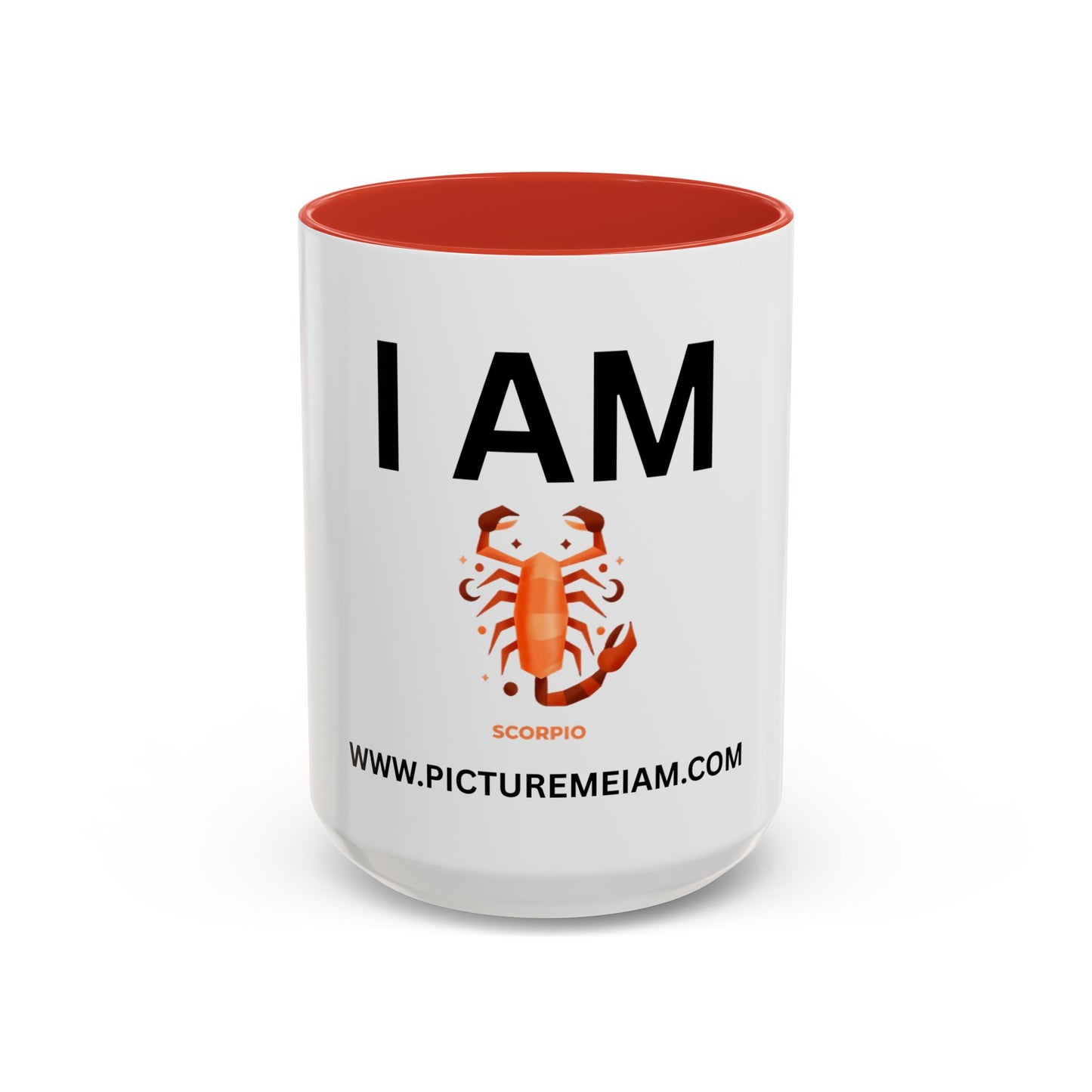I AM Scorpio Inspirational Accent Coffee Mug - 11/15oz