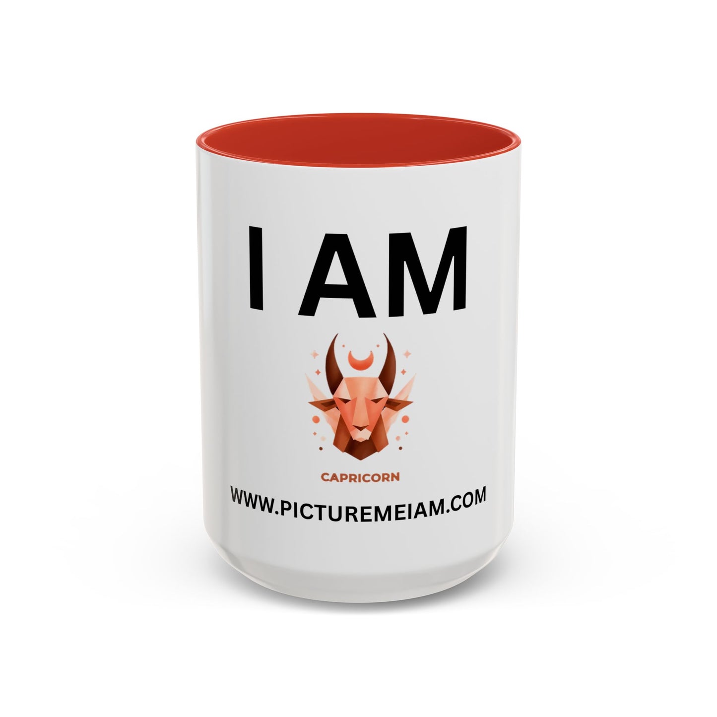 I AM Capricorn Inspirational Accent Coffee Mug - 11/15oz