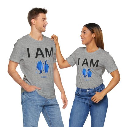I AM Pisces Unisex Short Sleeve Tee