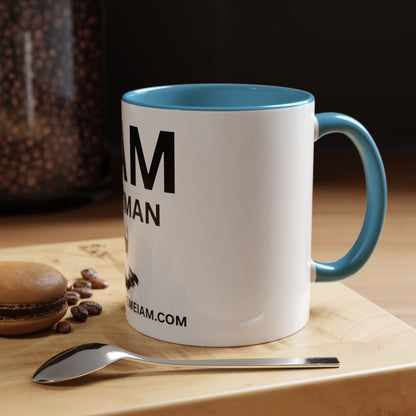 I AM Batman Inspirational Accent Coffee Mug - 11/15oz