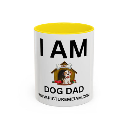 I AM Dog Dad Inspirational Accent Coffee Mug - 11/15oz