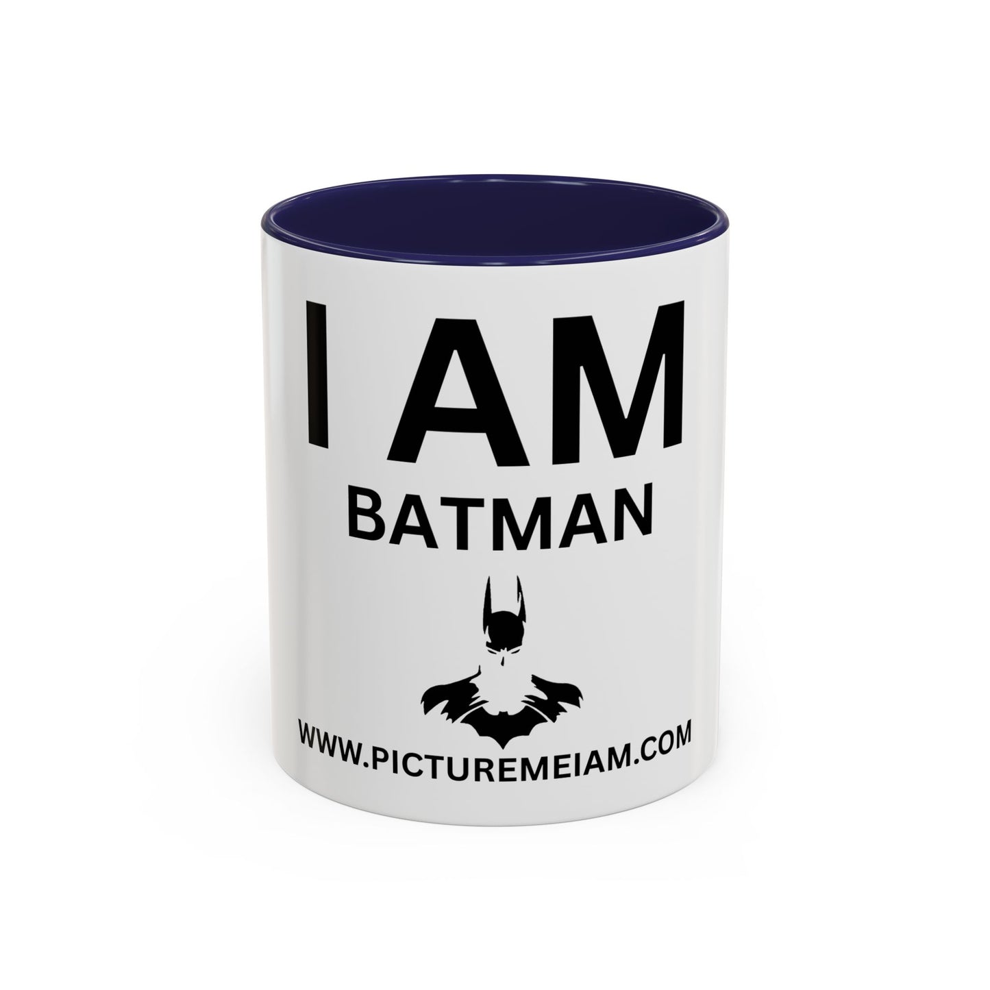I AM Batman Inspirational Accent Coffee Mug - 11/15oz