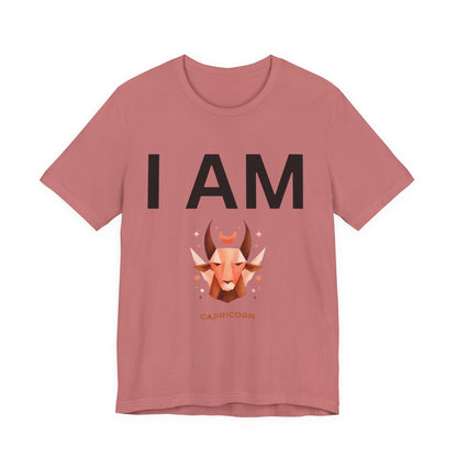 I AM Capricorn Unisex Short Sleeve Tee