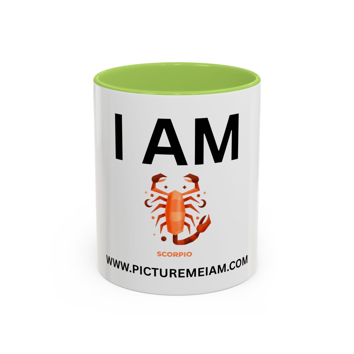 I AM Scorpio Inspirational Accent Coffee Mug - 11/15oz