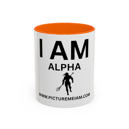 I AM Alpha Men Inspirational Accent Coffee Mug - 11/15oz