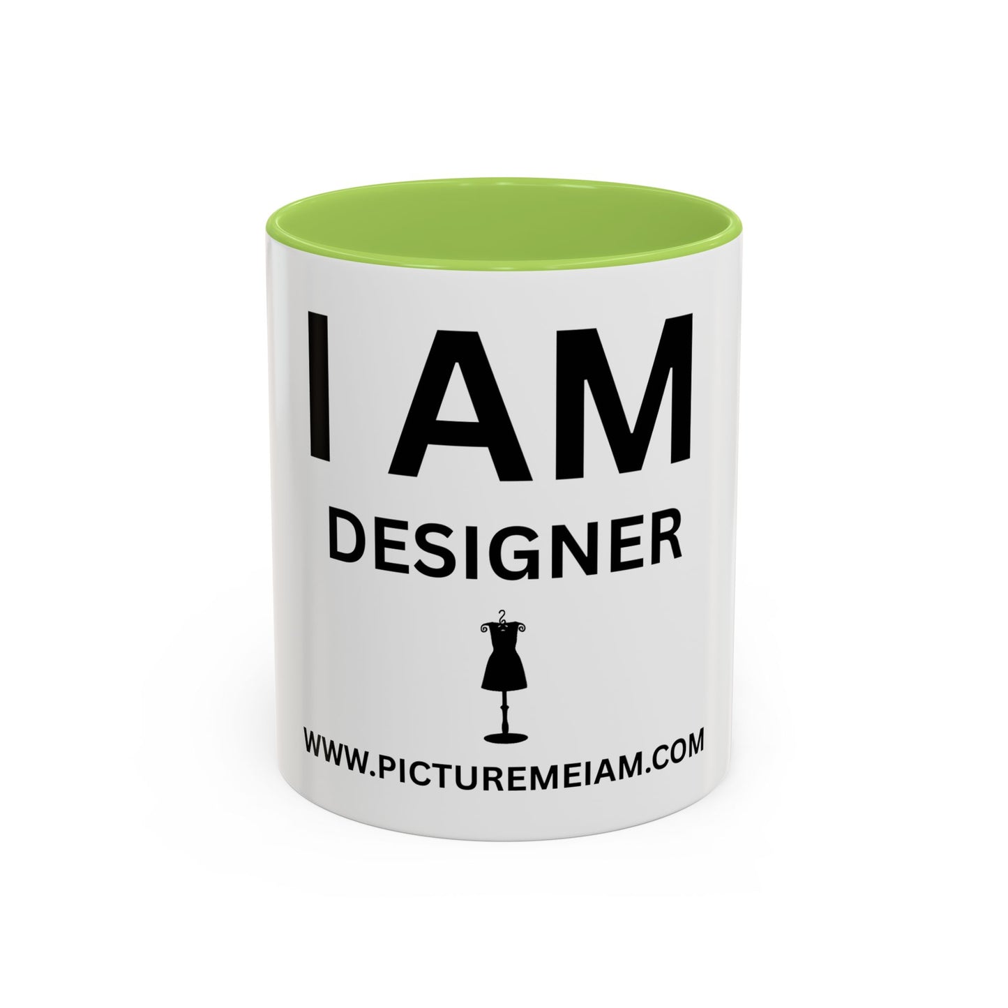 I AM Designer Inspirational Accent Coffee Mug - 11/15oz