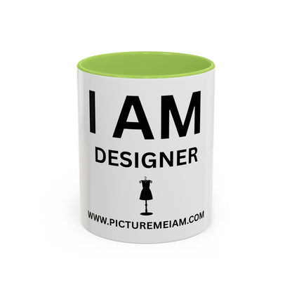 I AM Designer Inspirational Accent Coffee Mug - 11/15oz