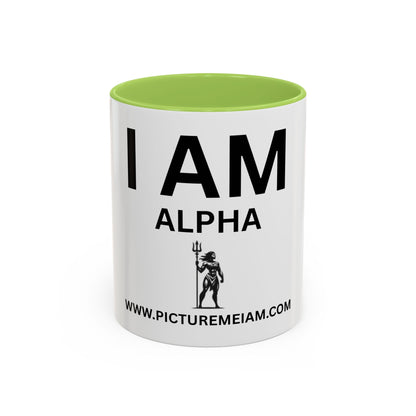 I AM Alpha Women Inspirational Accent Coffee Mug - 11/15oz