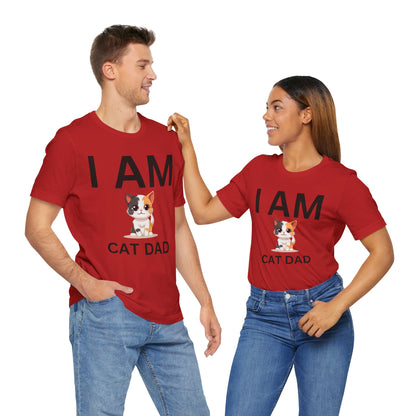 I AM Cat Dad Short Sleeve Tee