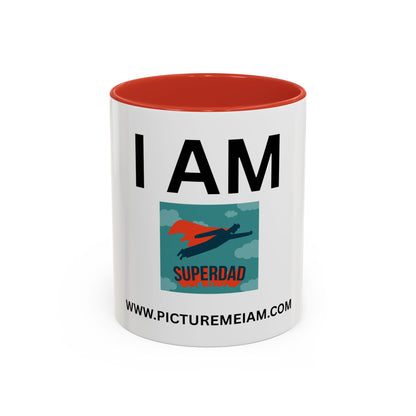 I AM Duper Dad Inspirational Accent Coffee Mug - 11/15oz