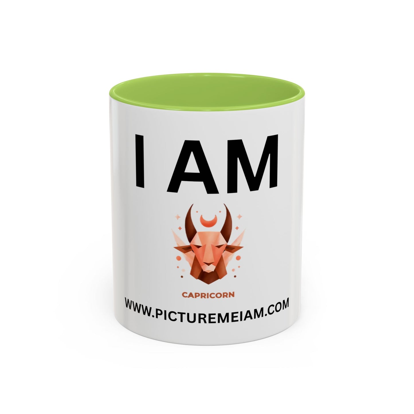 I AM Capricorn Inspirational Accent Coffee Mug - 11/15oz