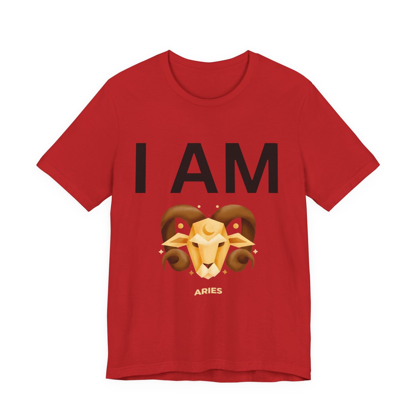 I AM Aries Unisex Short Sleeve Tee