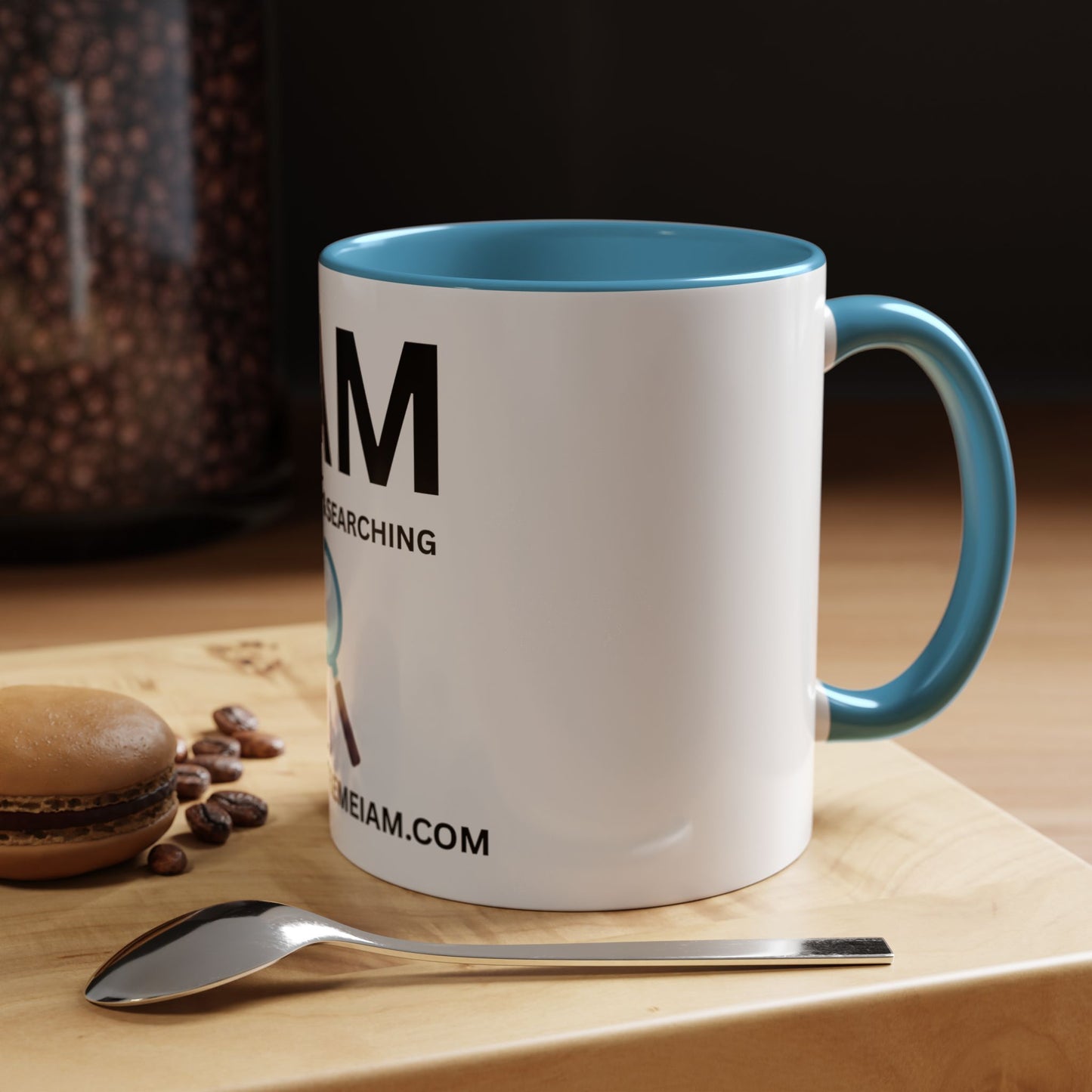 I AM Divorced & Searching Inspirational Accent Coffee Mug - 11/15oz