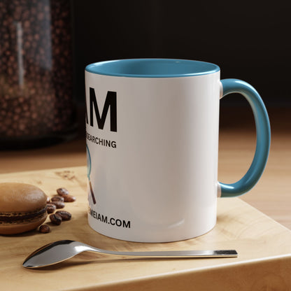 I AM Divorced & Searching Inspirational Accent Coffee Mug - 11/15oz