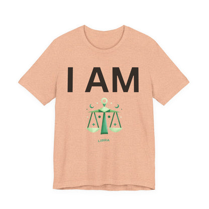 I AM Libra Unisex Short Sleeve Tee