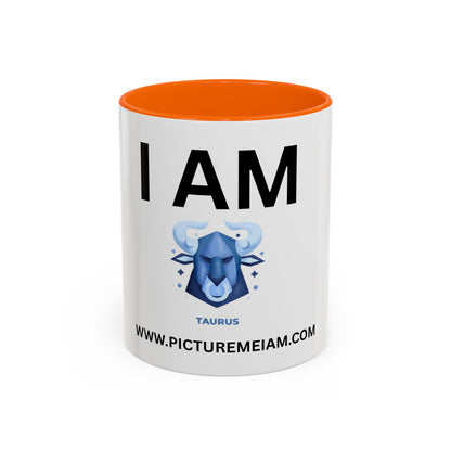 I AM Taurus Inspirational Accent Coffee Mug - 11/15oz