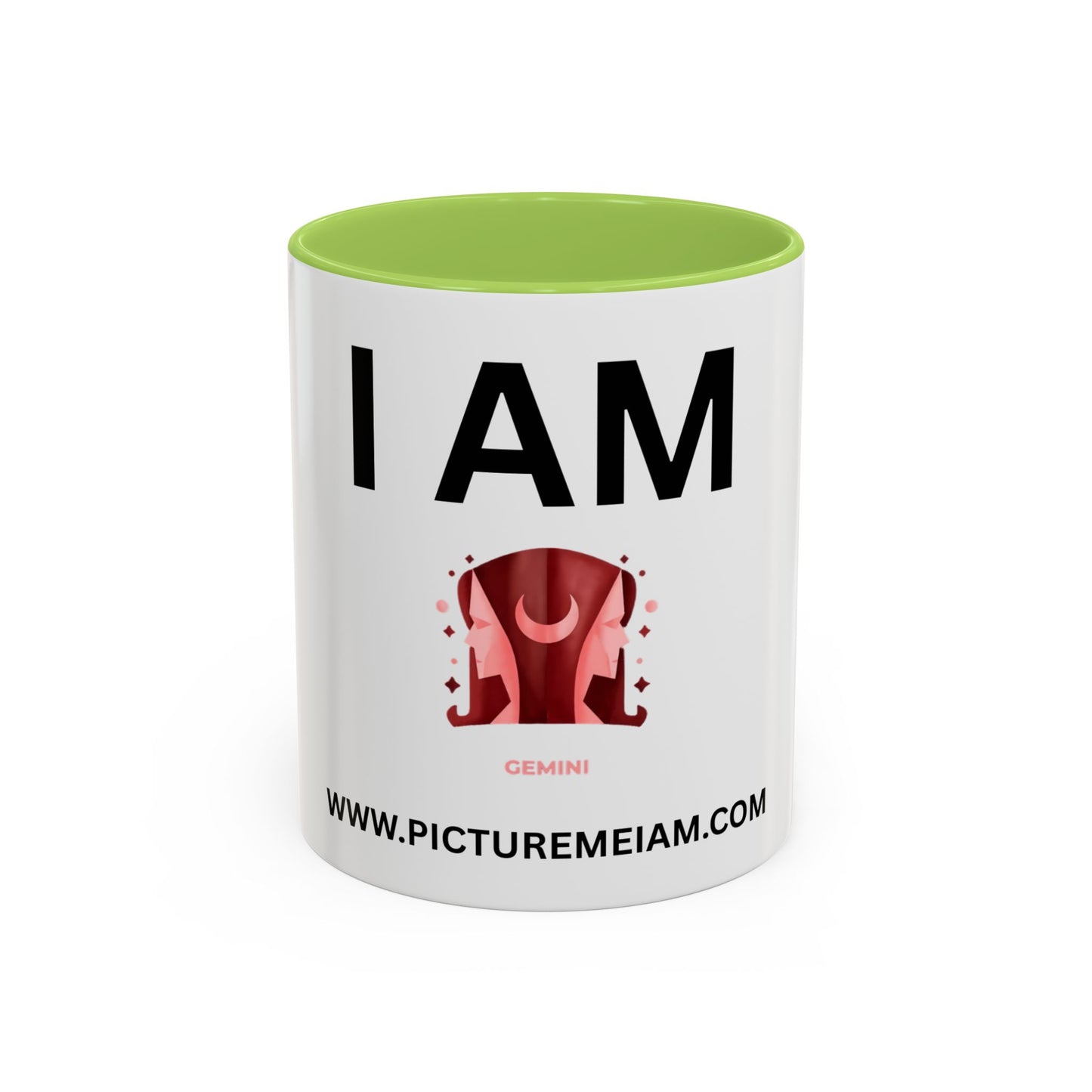 I AM Gemini Inspirational Accent Coffee Mug - 11/15oz