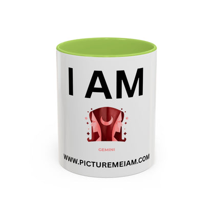 I AM Gemini Inspirational Accent Coffee Mug - 11/15oz