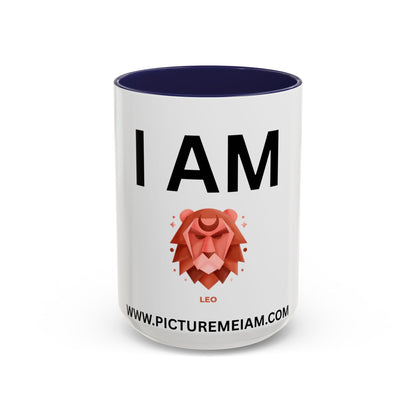 I AM Leo Inspirational Accent Coffee Mug - 11/15oz