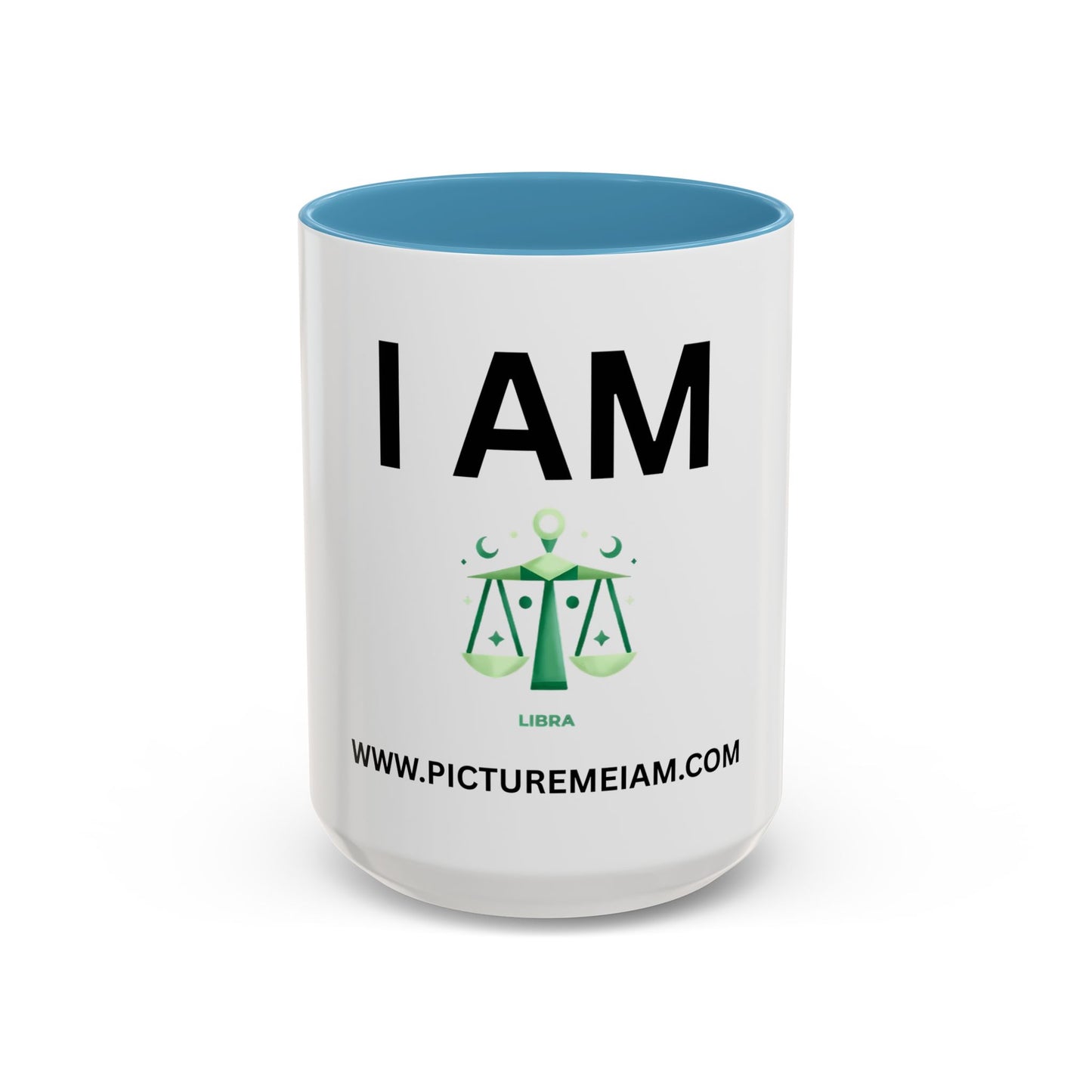 I AM Libra Inspirational Accent Coffee Mug - 11/15oz
