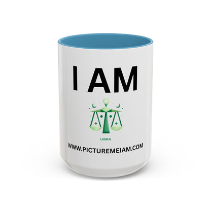 I AM Libra Inspirational Accent Coffee Mug - 11/15oz