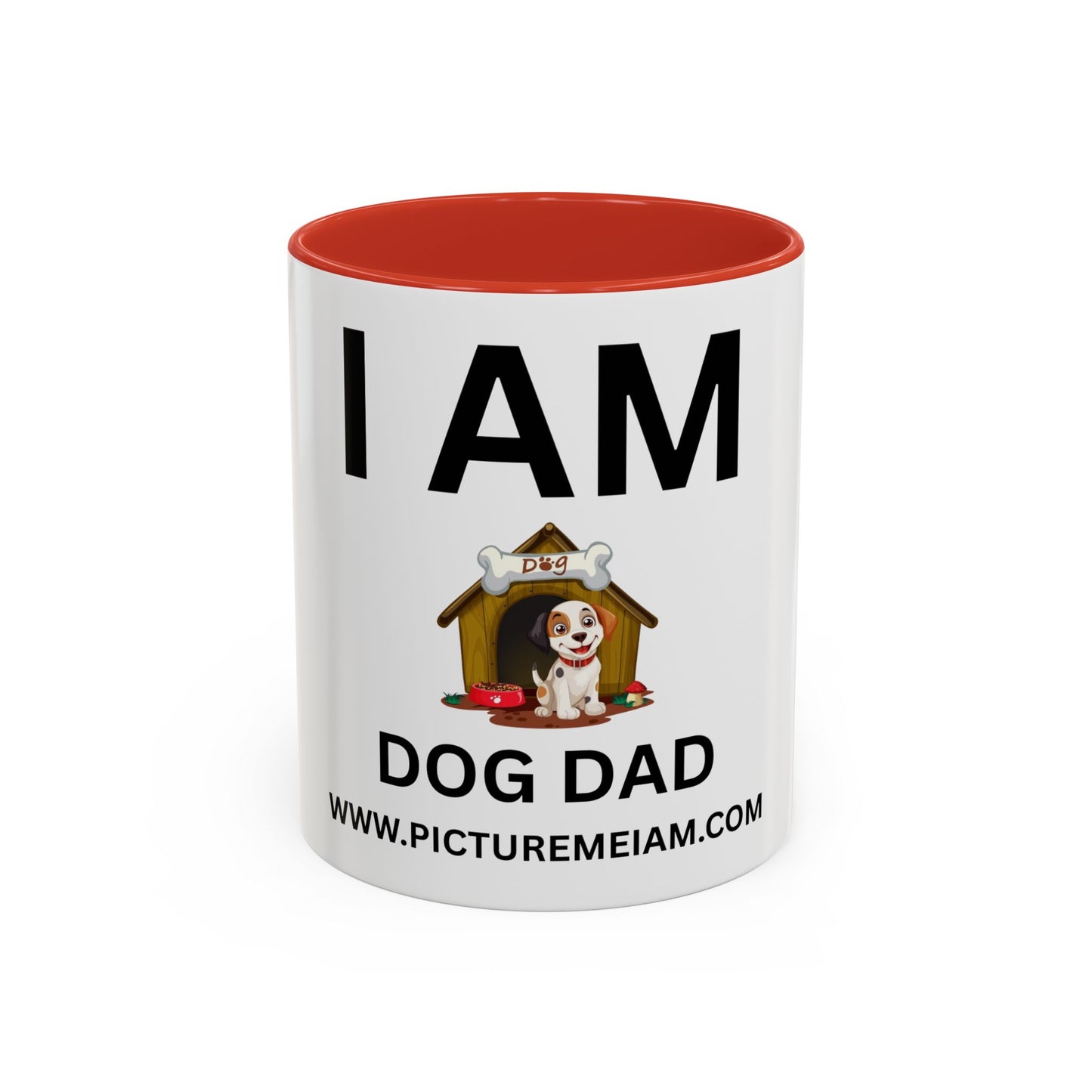 I AM Dog Dad Inspirational Accent Coffee Mug - 11/15oz