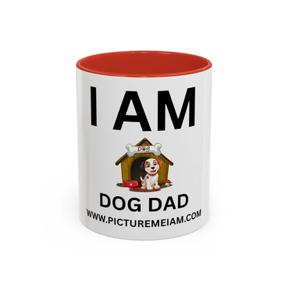 I AM Dog Dad Inspirational Accent Coffee Mug - 11/15oz
