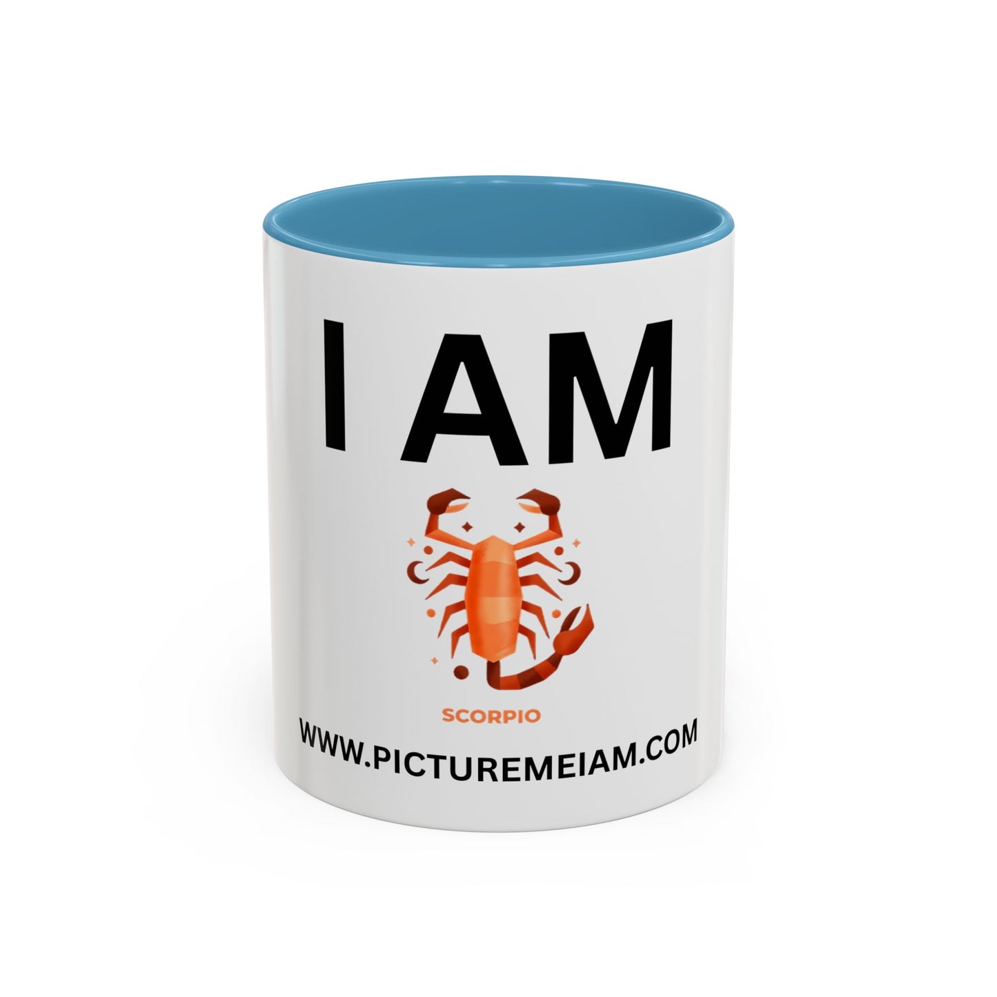 I AM Scorpio Inspirational Accent Coffee Mug - 11/15oz