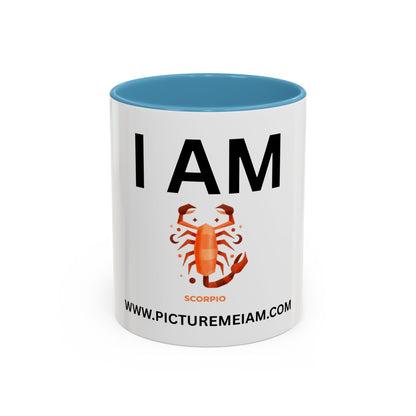I AM Scorpio Inspirational Accent Coffee Mug - 11/15oz