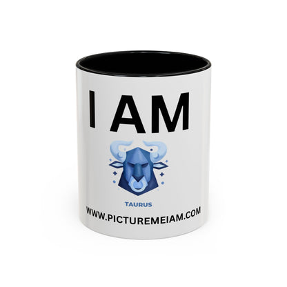 I AM Taurus Inspirational Accent Coffee Mug - 11/15oz