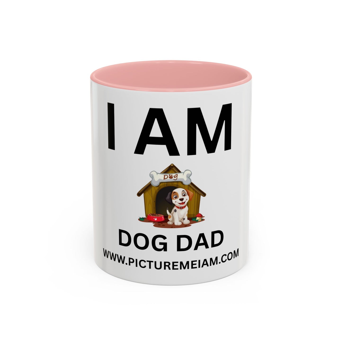I AM Dog Dad Inspirational Accent Coffee Mug - 11/15oz