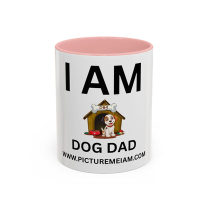 I AM Dog Dad Inspirational Accent Coffee Mug - 11/15oz