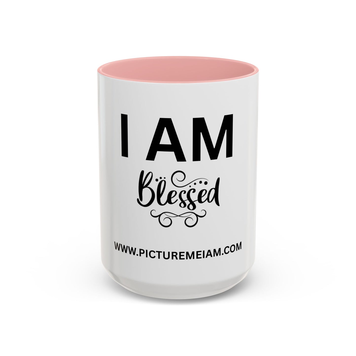 I AM Blessed Inspirational Accent Coffee Mug - 11/15oz