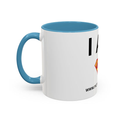 I AM Suprman Inspirational Accent Coffee Mug - 11/15oz