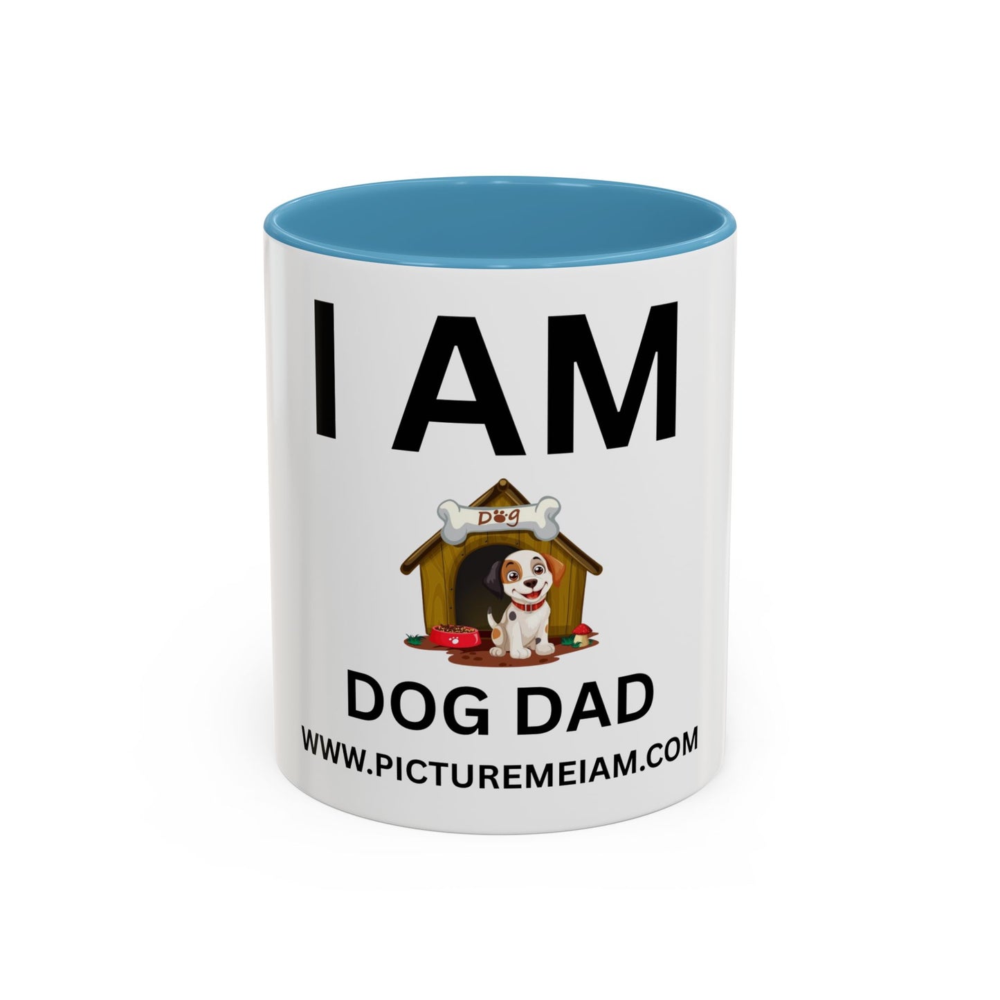I AM Dog Dad Inspirational Accent Coffee Mug - 11/15oz